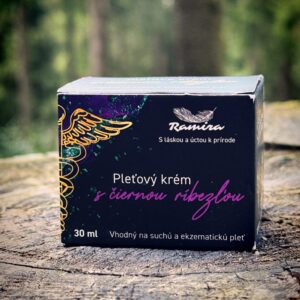 PRÍRODNÝ PLEŤOVÝ KRÉM S ČIERNOU RÍBEZĽOU – NA SUCHÚ A EKZEMATICKÚ POKOŽKU